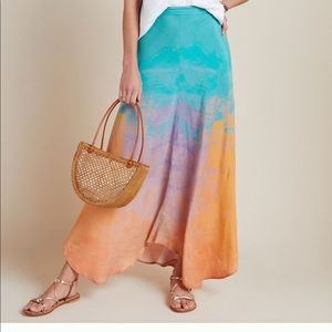 NWOT Anthropologie Bl^nk London Tie-Dye Maxi skirt